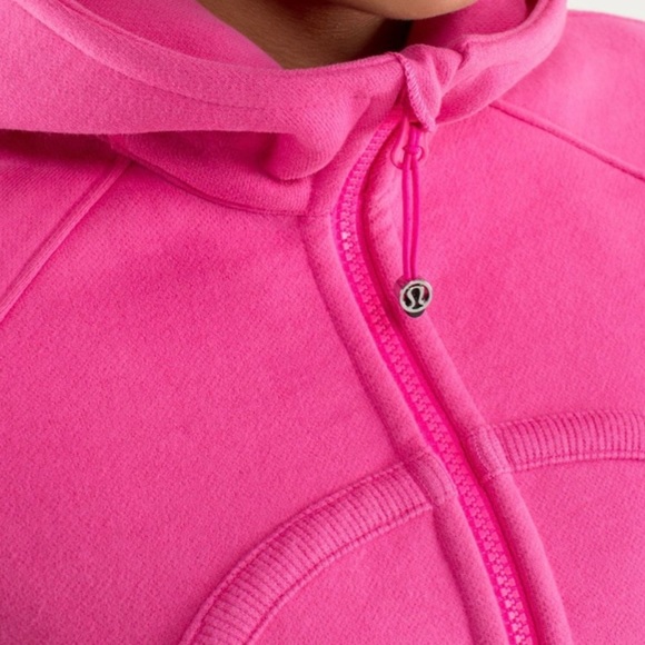 Lululemon Pink Scuba Hoodie *Stretch size 10 - Picture 5 of 12
